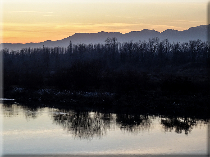 foto Tramonto sul fiume Brenta